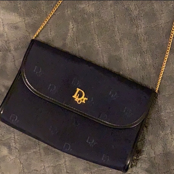 navy dior bag